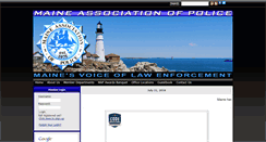 Desktop Screenshot of maineassociationofpolice.com